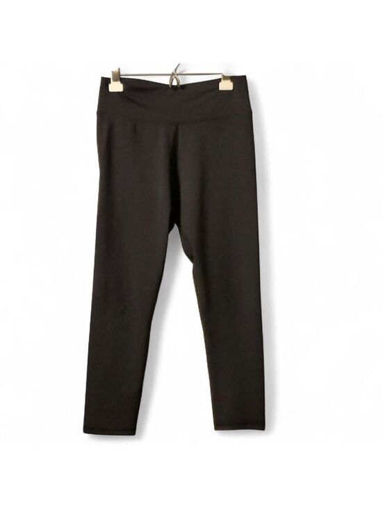 aerie Pants - Aerie Black Grey High Waisted Leggings Wide Waistband 4-Way Stretch Size M